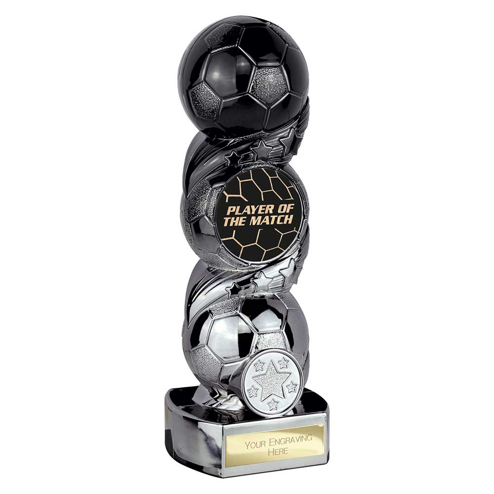 Hat Trick Strike Player Of The Match Football Trophy Award