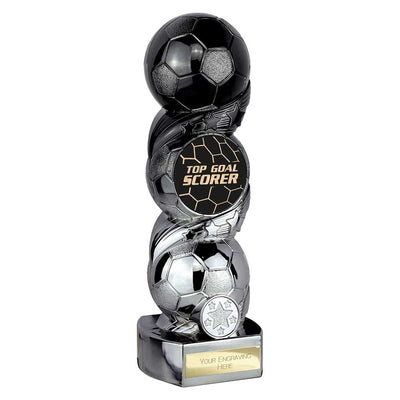 Hat Trick Strike Top Goal Scorer Football Trophy Award