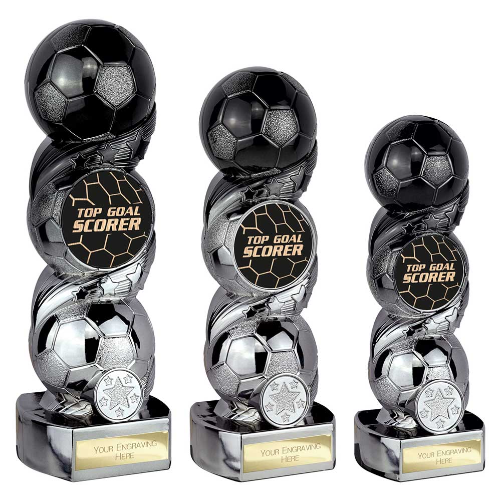 Hat Trick Strike Top Goal Scorer Football Trophy Award