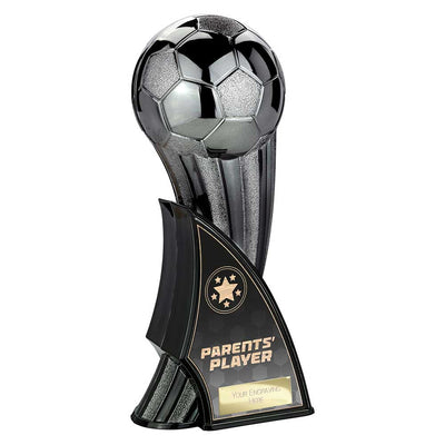 Firestorm Heavyweight Parents Player Football Trophy Award Gunmetal To Black