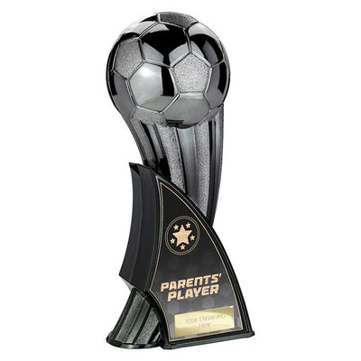 Firestorm Heavyweight Parents Player Football Trophy Award Gunmetal To Black