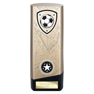 Prime Heavyweight Football Trophy Award Gold Black