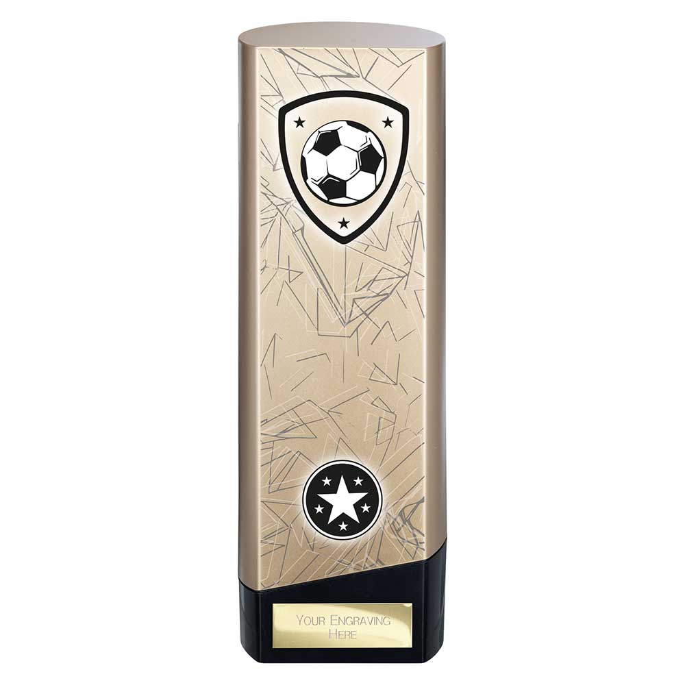 Prime Heavyweight Football Trophy Award Gold Black