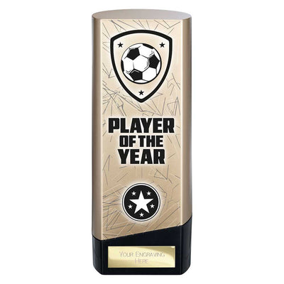 Prime Heavyweight Player Of The Year Football Award Trophy Gold Black