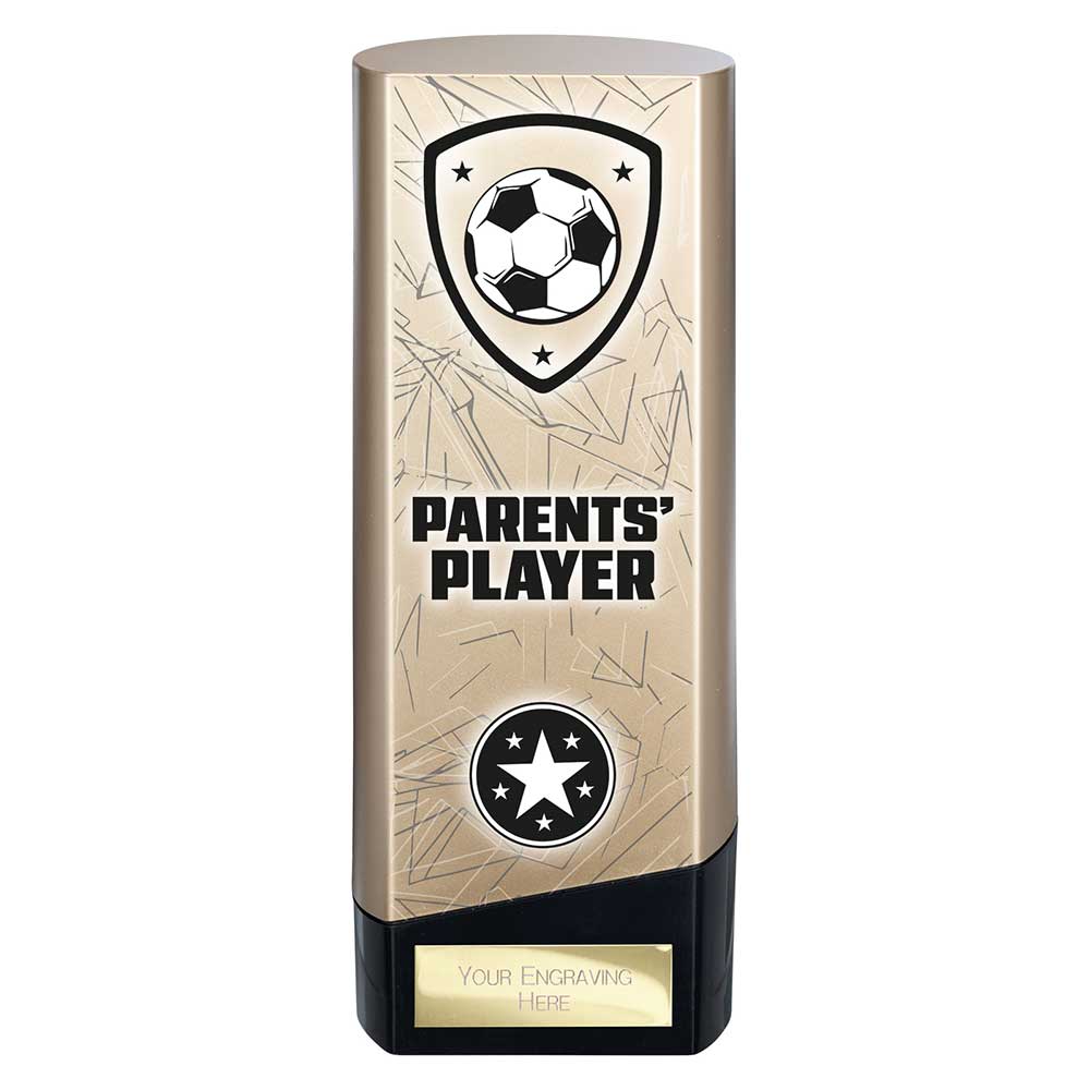 Prime Heavyweight Parents Player Football Award Trophy Gold Black