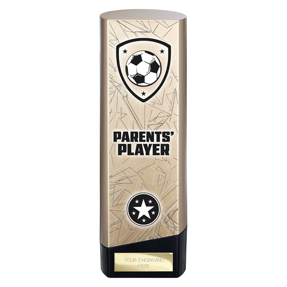 Prime Heavyweight Parents Player Football Award Trophy Gold Black