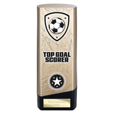 Prime Heavyweight Top Goal Scorer Football Award Trophy Gold Black