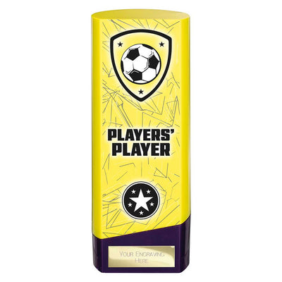 Prime Heavyweight Players Player Football Award Trophy Yellow Purple