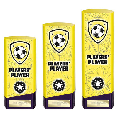 Prime Heavyweight Players Player Football Award Trophy Yellow Purple