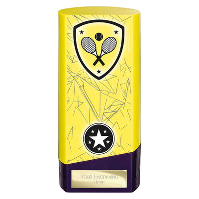 Prime Tennis Heavyweight Trophy Yellow And Purple