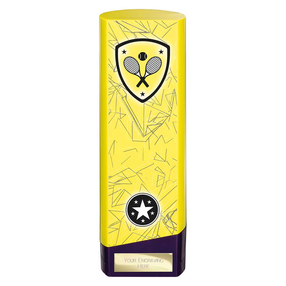 Prime Tennis Heavyweight Trophy Yellow And Purple