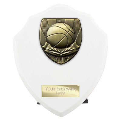 Cobra Basketball Shield Award Arctic White