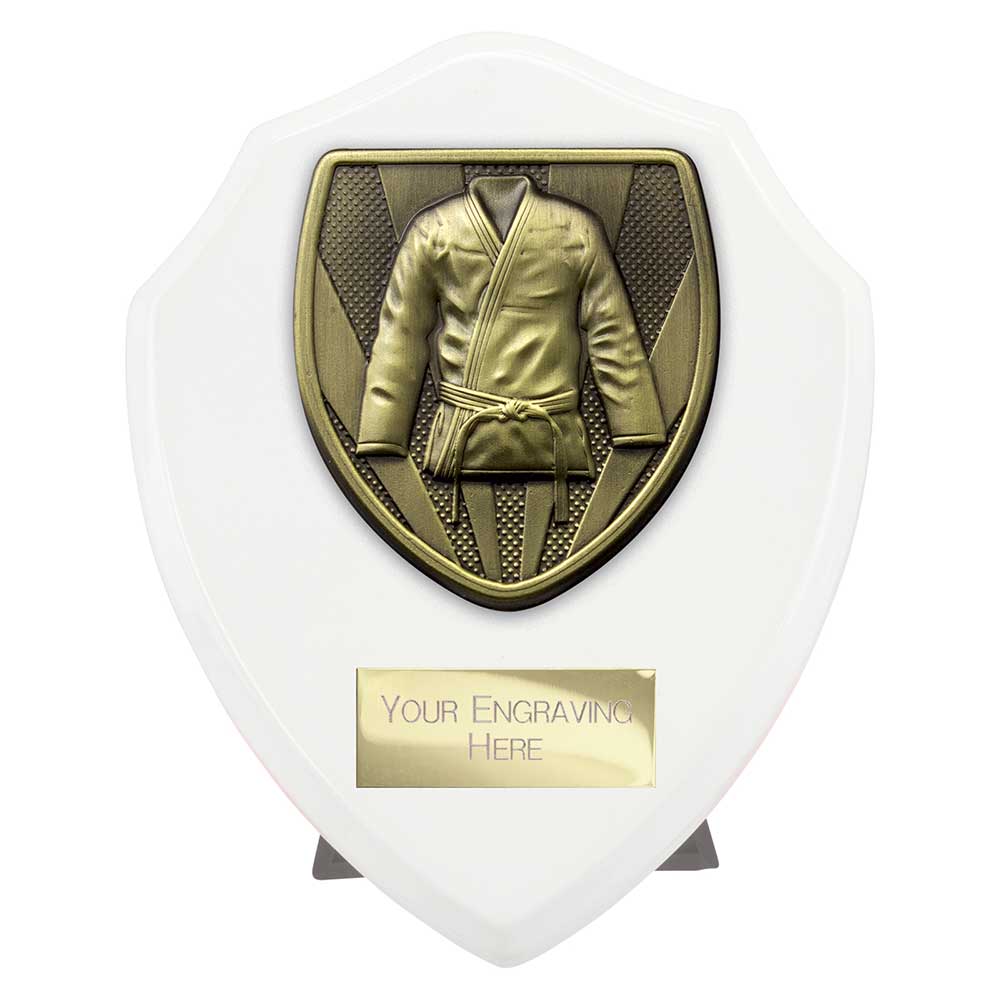 Cobra Martial Arts Gee Shield Award Arctic White