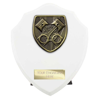 Cobra Motorsport Piston Shield Award Arctic White