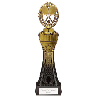 Maverick Tennis Heavyweight Trophy Award Black And Gold