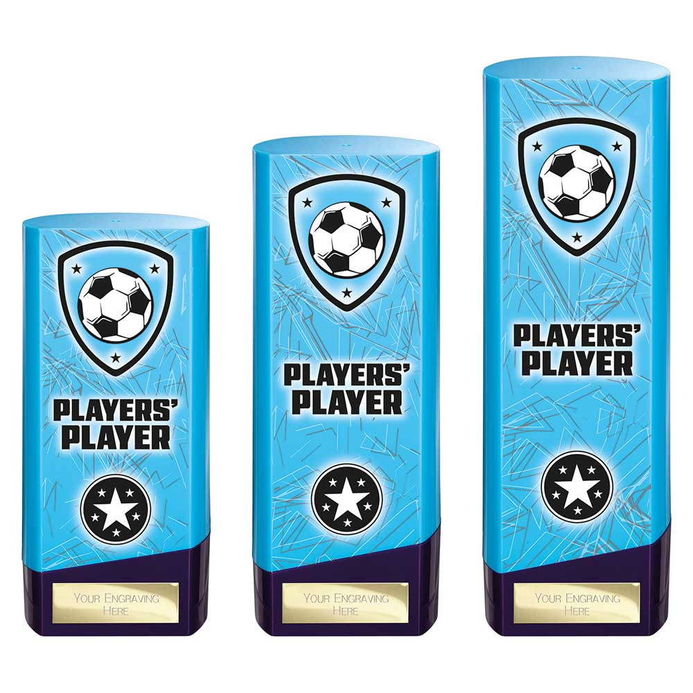 Prime Heavyweight Players Player Football Award Trophy Blue Purple