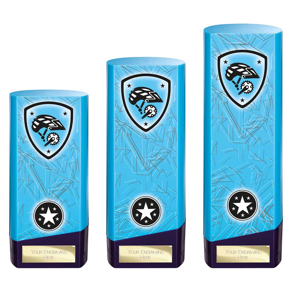 Prime Cycling Heavyweight Trophy Blue And Purple