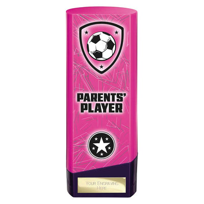 Prime Heavyweight Parents Player Football Award Trophy Pink Purple