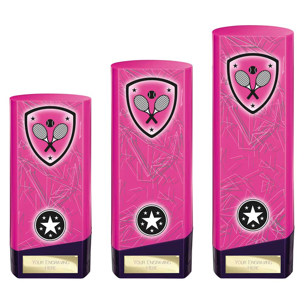 Prime Tennis Heavyweight Trophy Pink And Purple