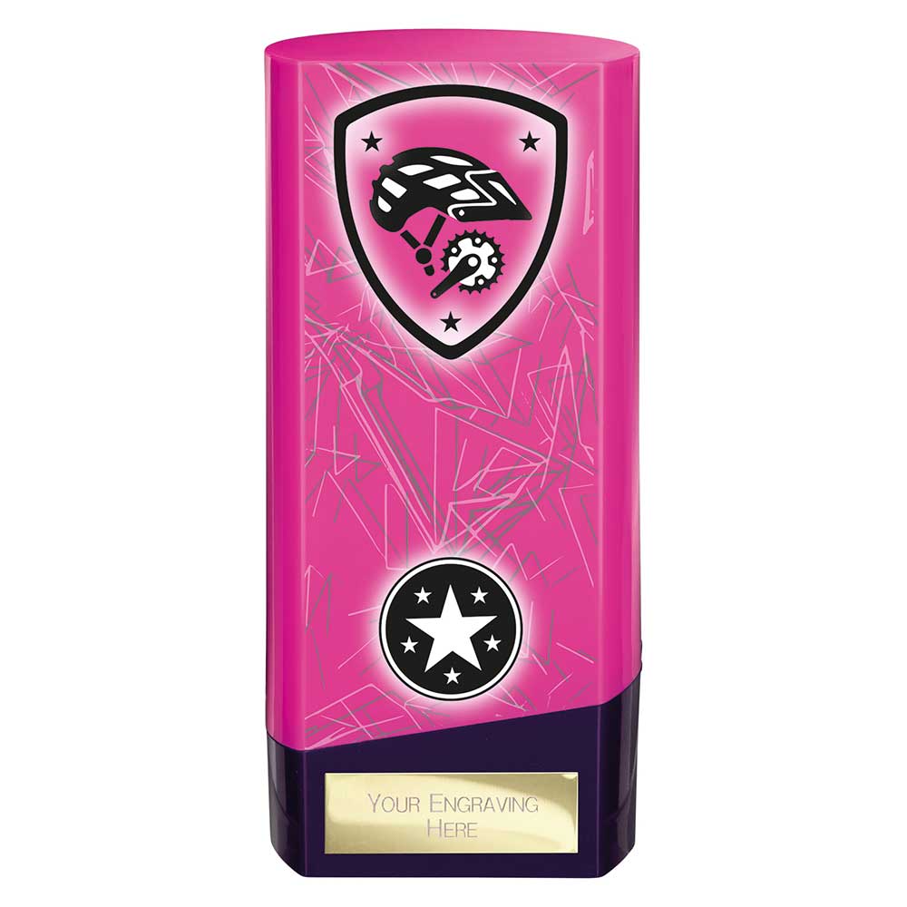 Prime Cycling Heavyweight Trophy Pink And Purple