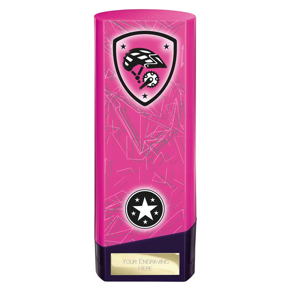 Prime Cycling Heavyweight Trophy Pink And Purple