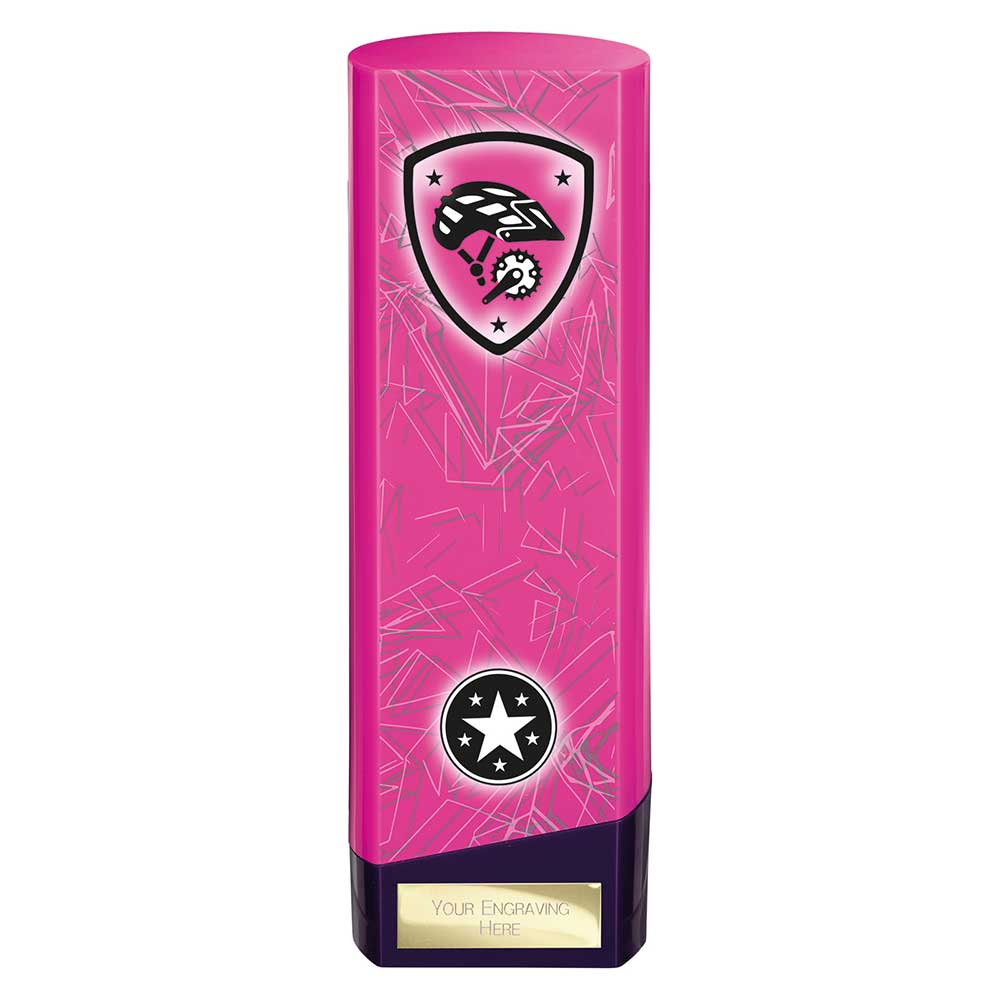 Prime Cycling Heavyweight Trophy Pink And Purple