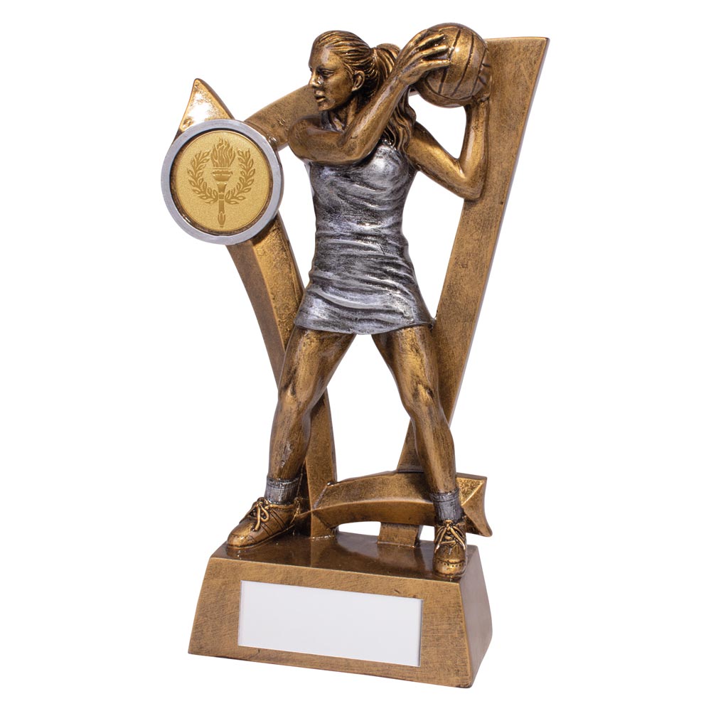 Predator Netball Figure Trophy Award