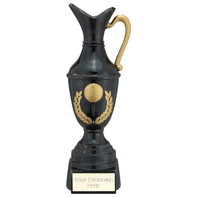 Claret Jug Golf Trophy Award Black And Gold