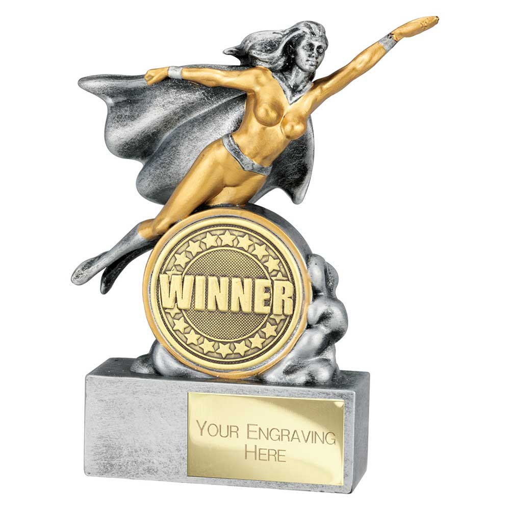 Hero Female Winner Award Trophy