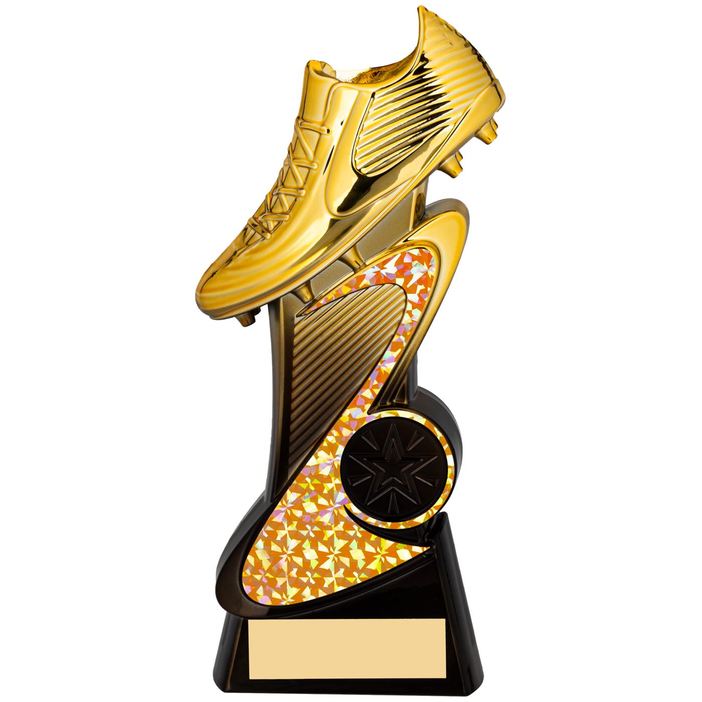 Blitz Football Boot Trophy in Gold