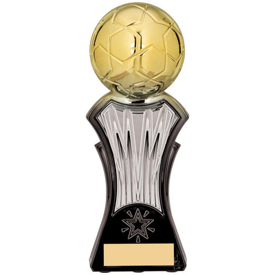 Strike Force Football Trophy Award in Gold Silver Black Fusion