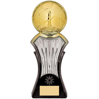 Strike Force Football Trophy Award in Gold, Silver & Black Fusion