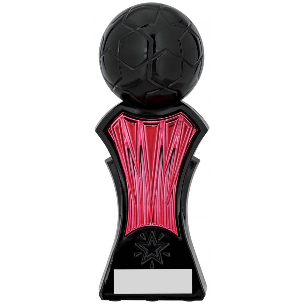 Strike Force Football Trophy Award in Pink Black