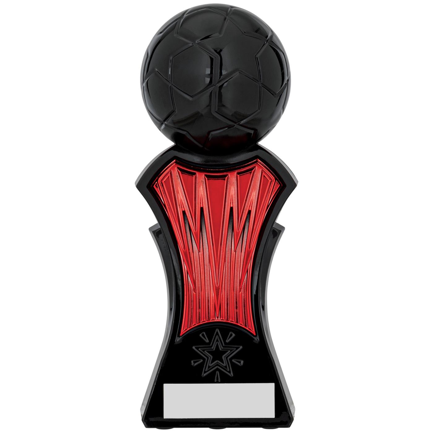 Strike Force Football Trophy Award in Red Black