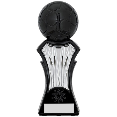 Strike Force Football Trophy Award in Silver Black