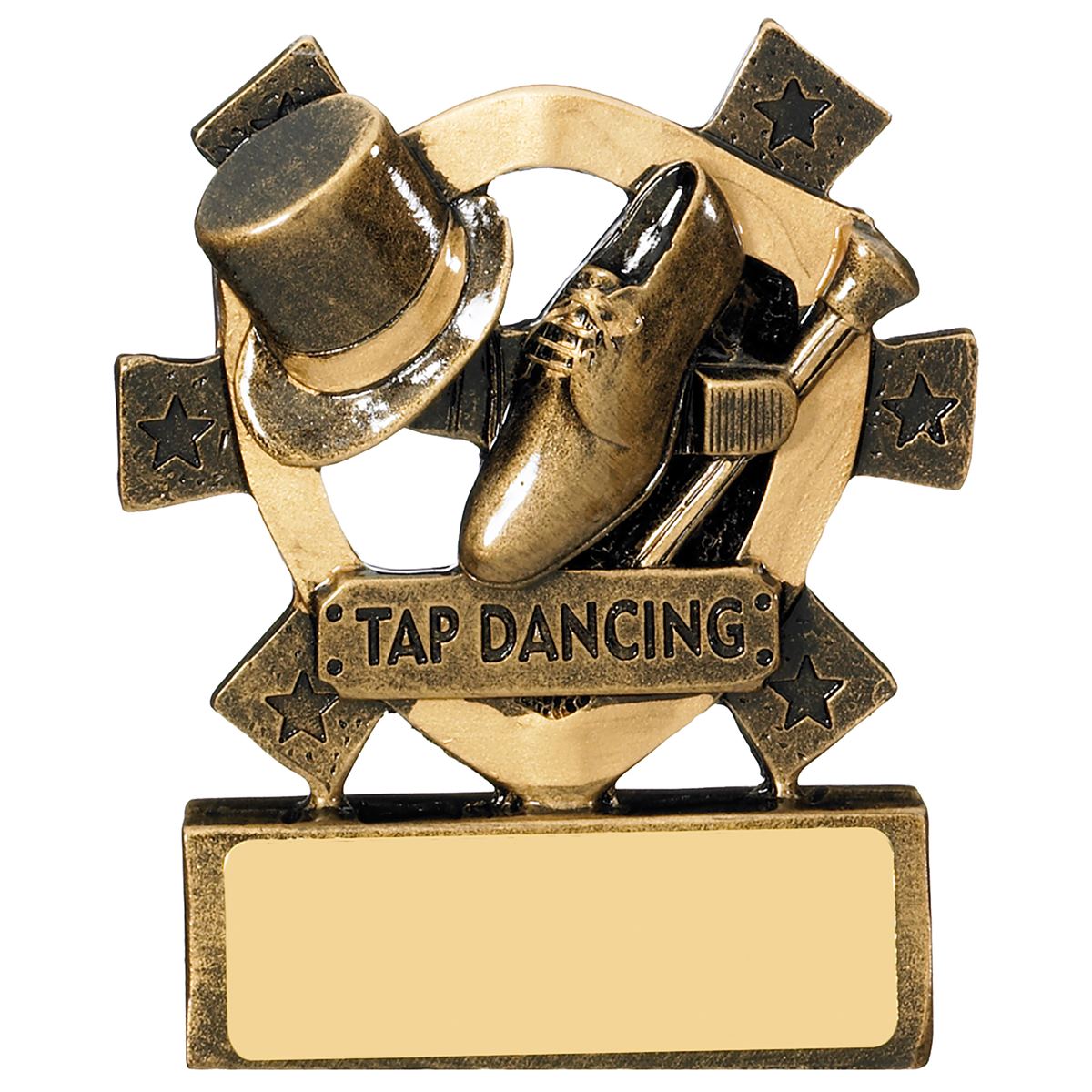 Tap Dancing Mini Shield Trophy – North East Trophies