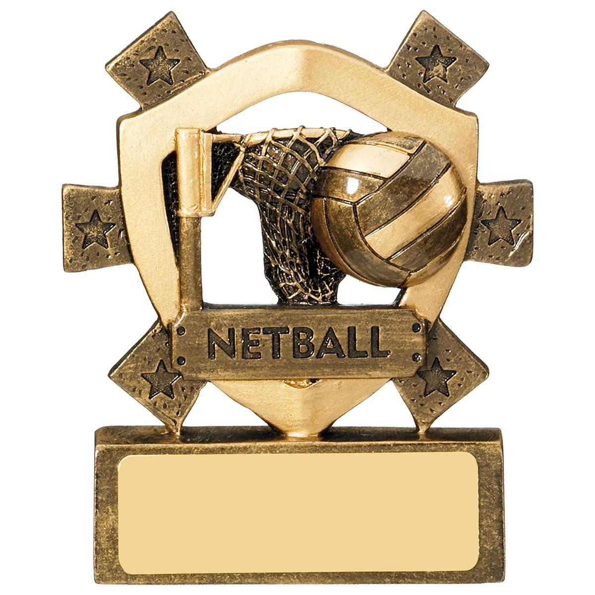 Netball Mini Shield Trophy – North East Trophies