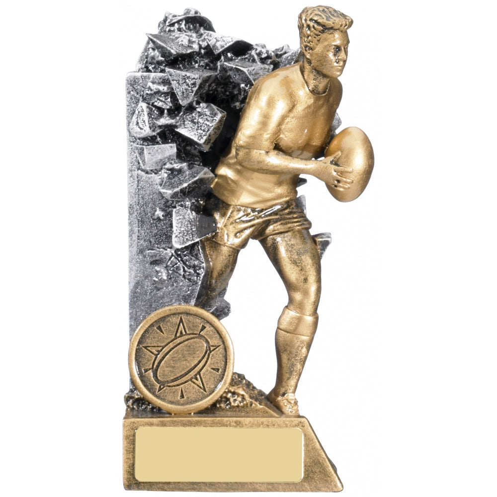 Rugby Male Breakout Trophy Award