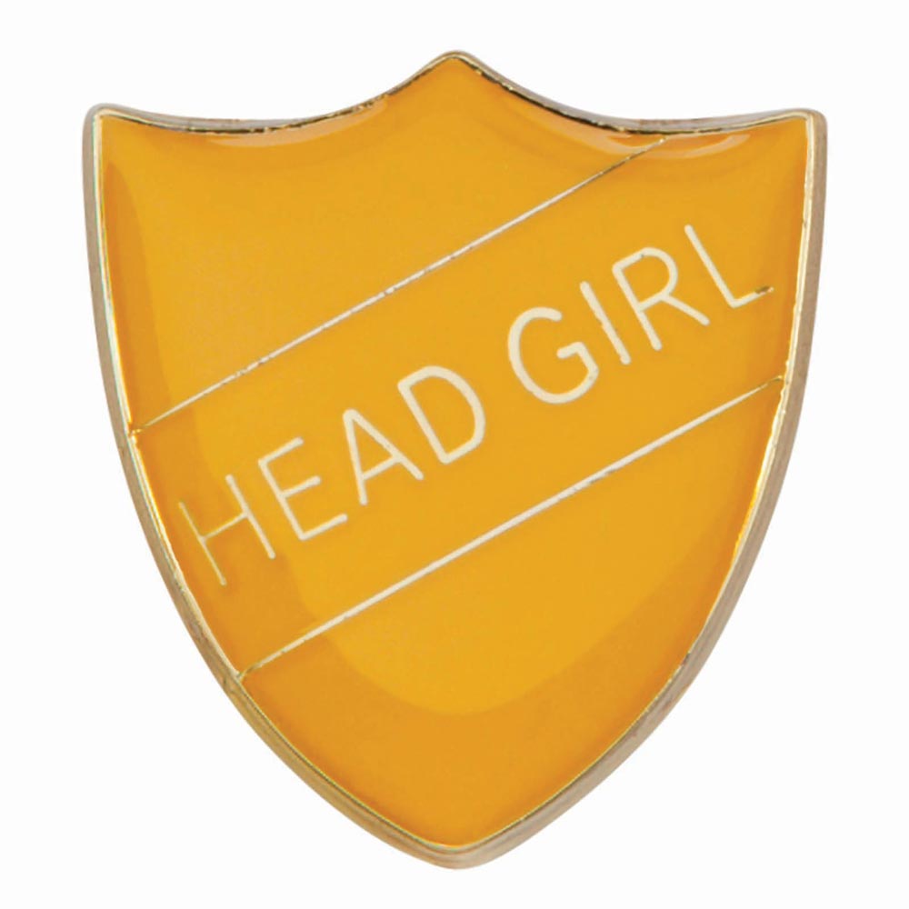 School Head Girl Pin Badge