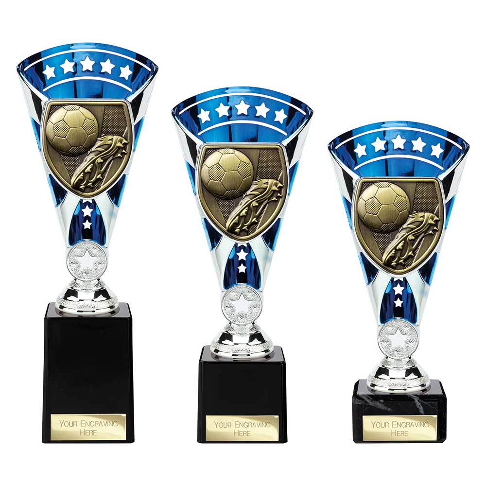 Cobra Star Football Boot Ball Trophy Cup Award 6 Colours