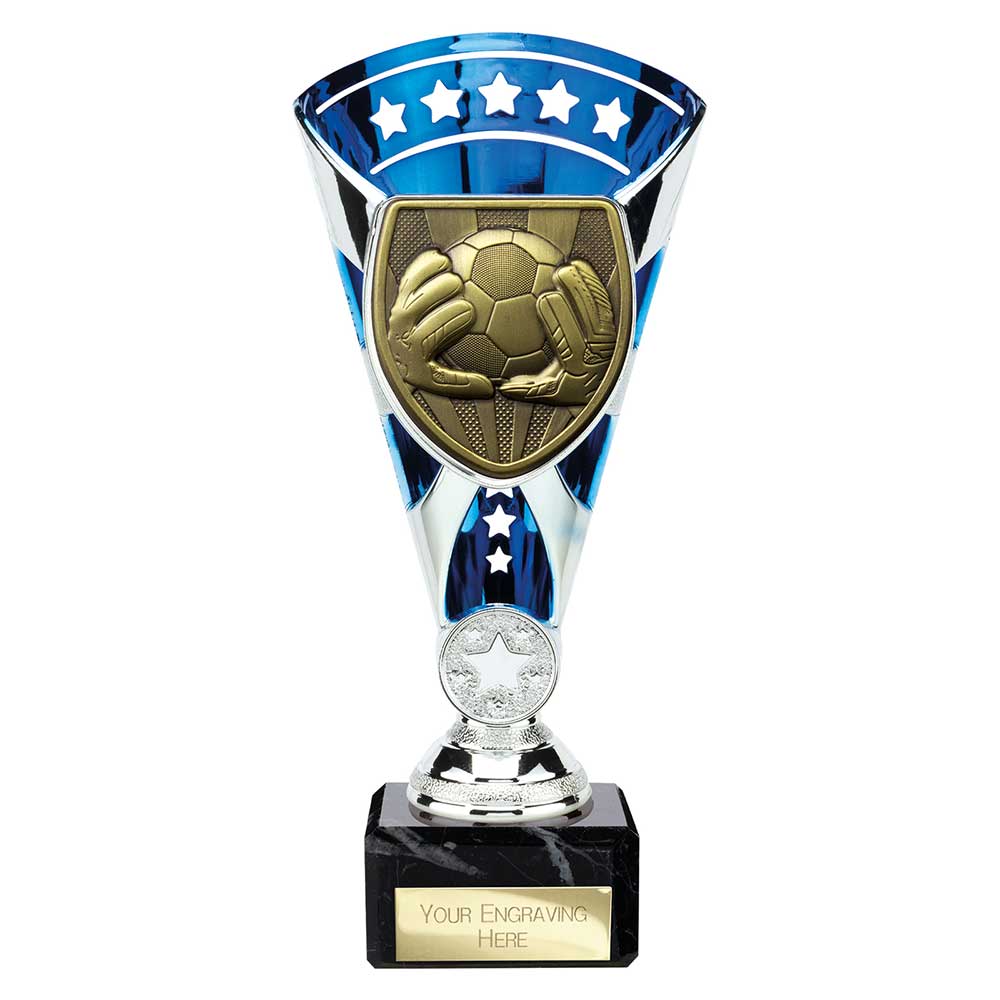 Cobra Star Football Goal Keeper Trophy Cup Award 6 Colours