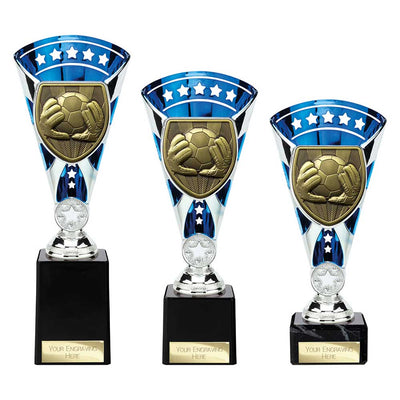 Cobra Star Football Goal Keeper Trophy Cup Award 6 Colours