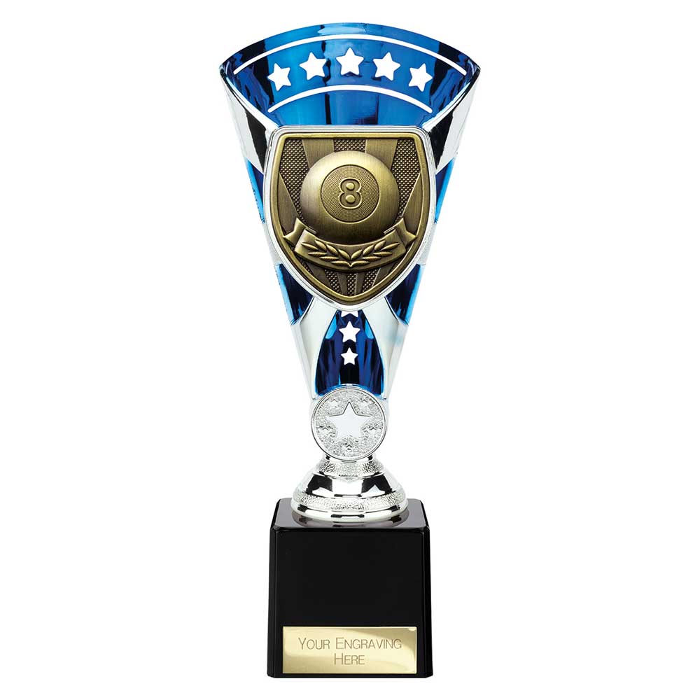 Cobra Star Pool Trophy Cup Silver And Blue