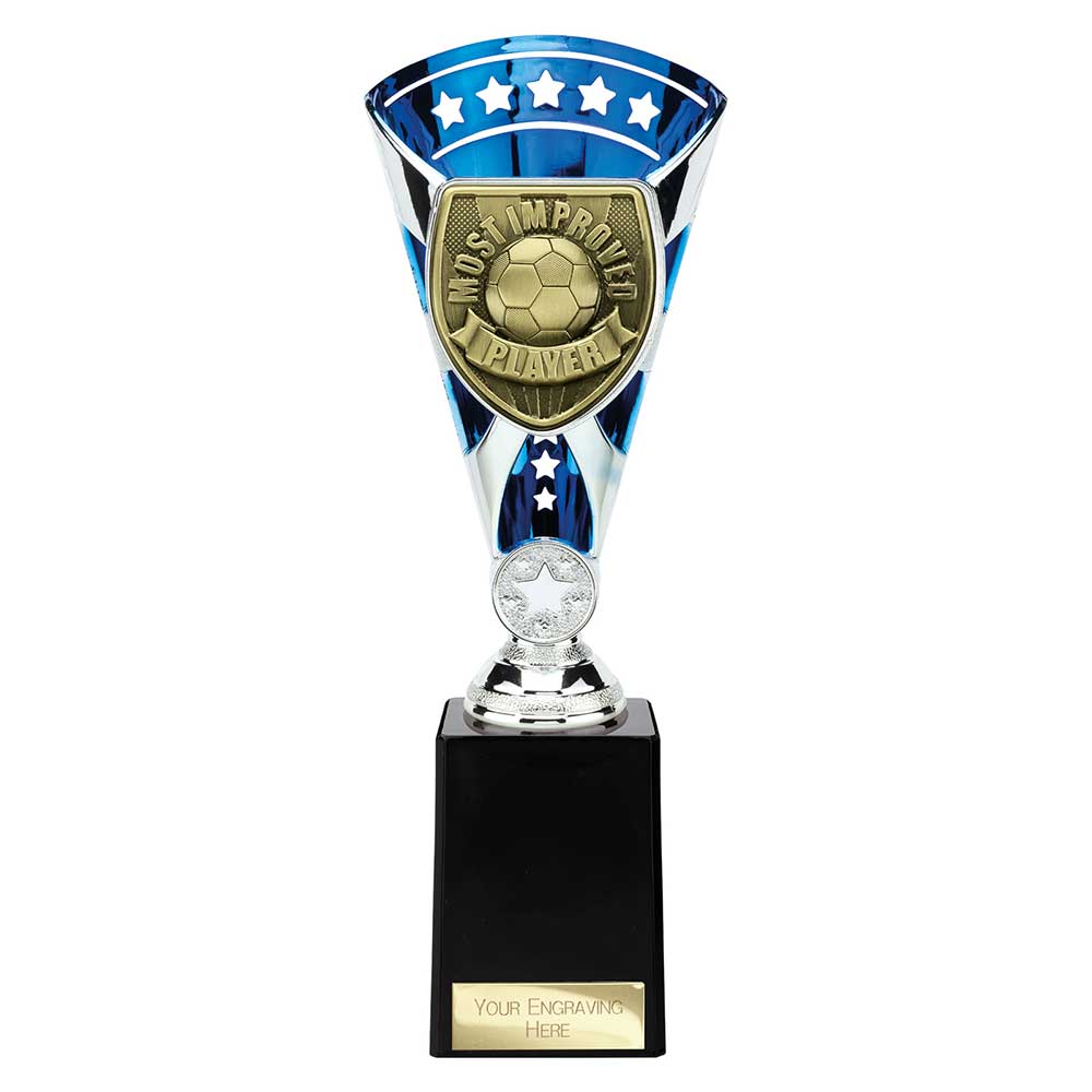 Cobra Star Cup Most Improved Player Football Trophy Award 6 Colours