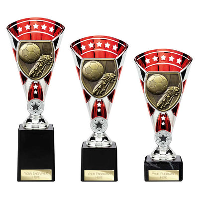 Cobra Star Football Boot Ball Trophy Cup Award 6 Colours