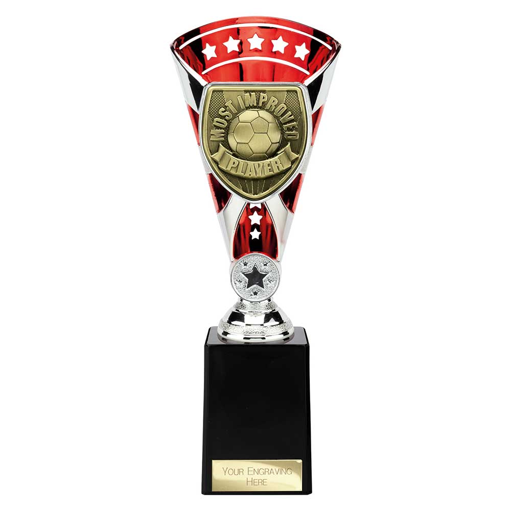 Cobra Star Cup Most Improved Player Football Trophy Award 6 Colours