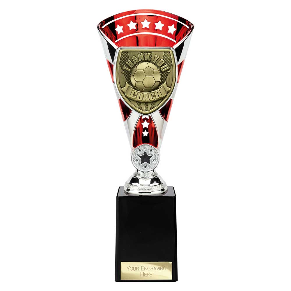 Cobra Star Cup Thank you Coach Football Trophy Cup Award  - 6 Colours