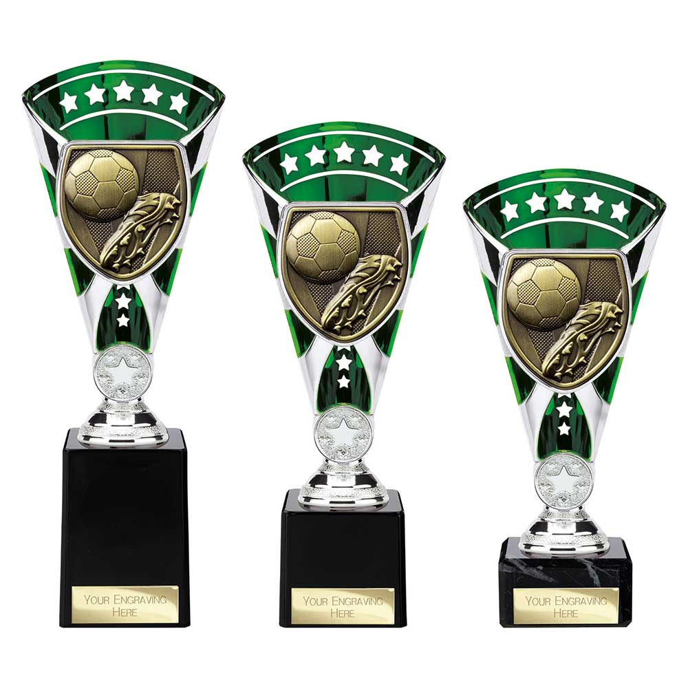 Cobra Star Football Boot Ball Trophy Cup Award 6 Colours