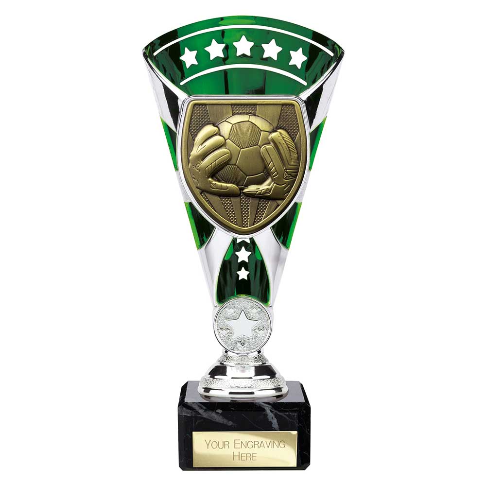 Cobra Star Football Goal Keeper Trophy Cup Award 6 Colours