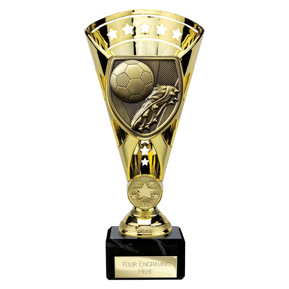 Cobra Star Football Boot Ball Trophy Cup Award 6 Colours